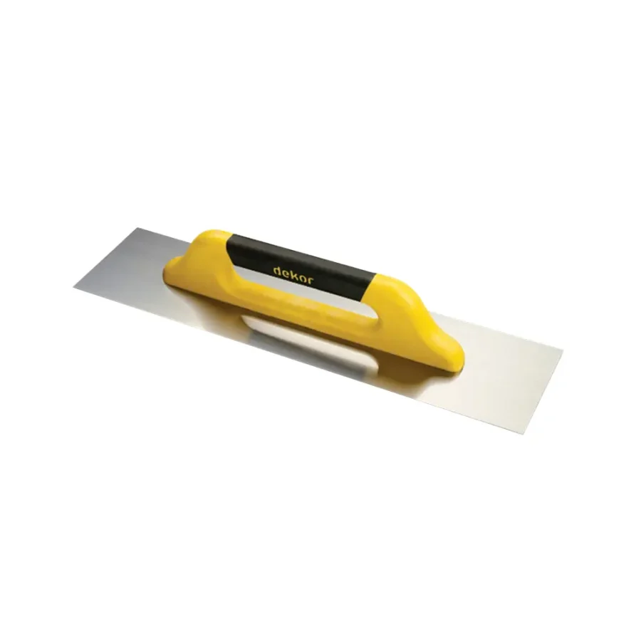 DEKOR 213 stainless steel trowel with ergonomic handle
